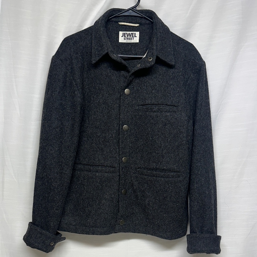 Women's Charcoal Wool Jacket